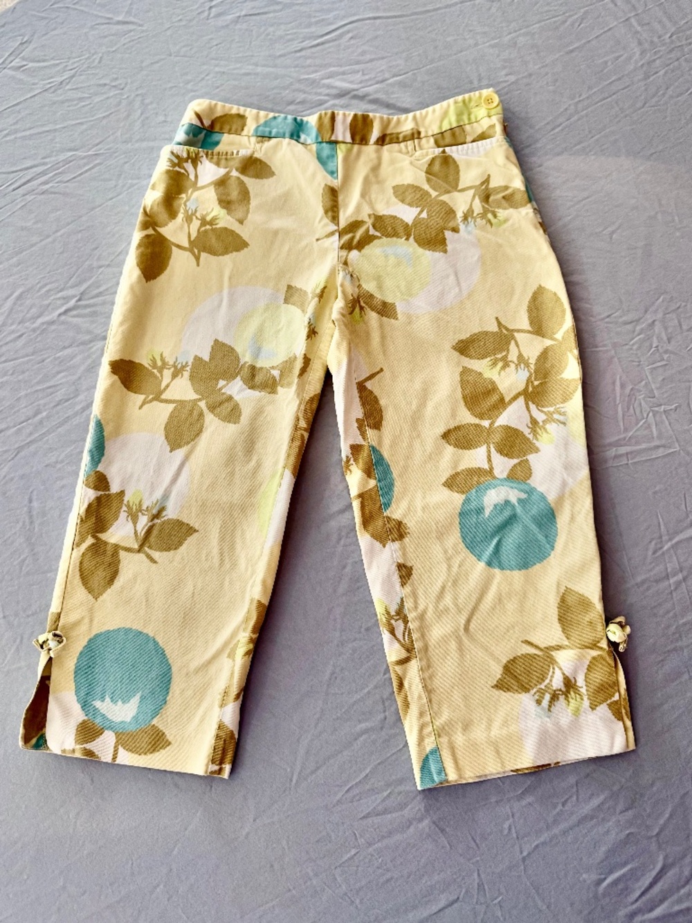 Ann Taylor Loft Petite Stretch Capris, Pastel, Size 2P